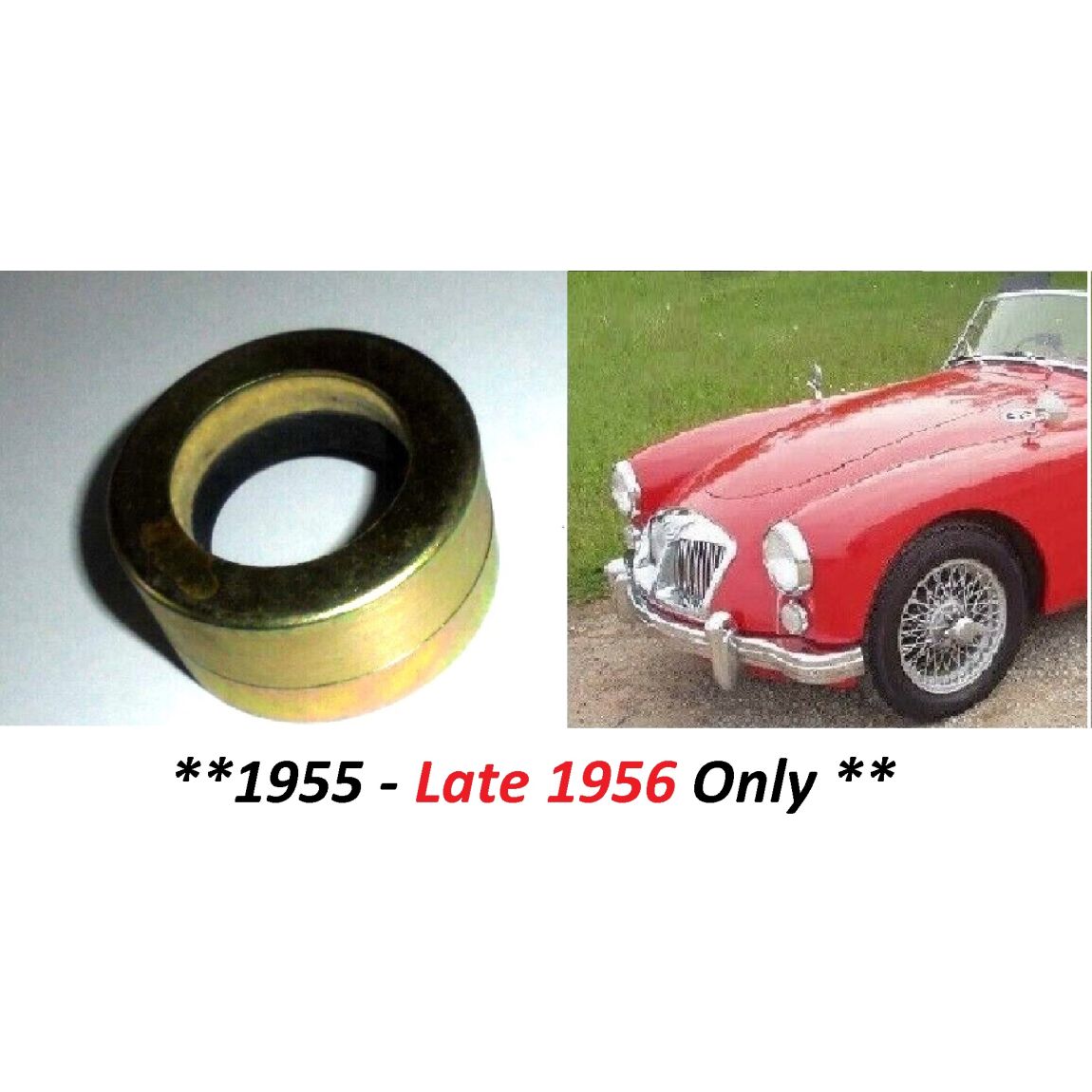 GEARBOX REAR OIL SEAL x1 (MGA) (To Eng GB20,752) (**1955- Late 56 Only**) 